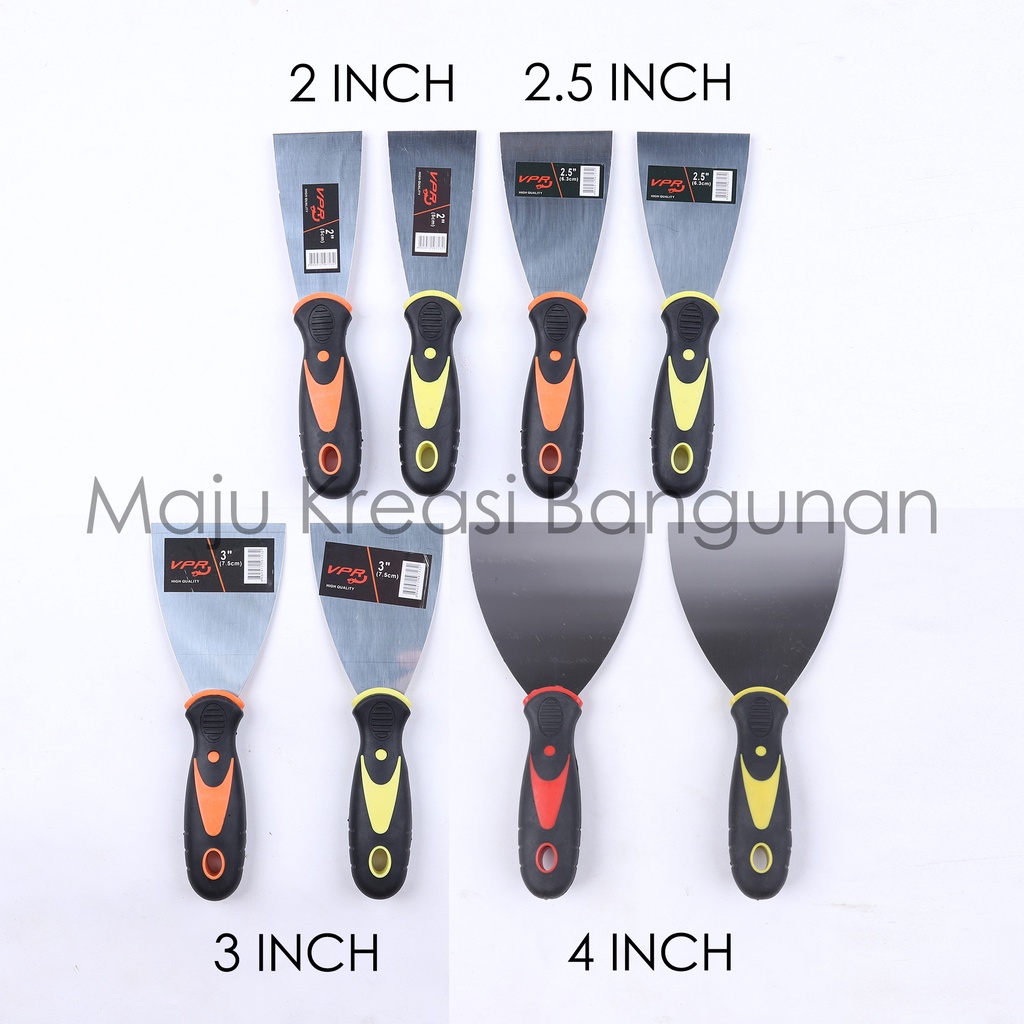 Jual Kape Gagang Karet 2 2.5 3 4 Inch Kapi Steel Skrap Pisau Dempul ...