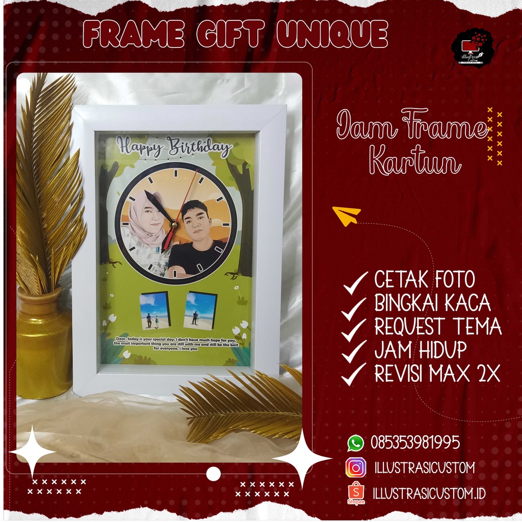 Jual Jam Frame Kartun single | Shopee Indonesia