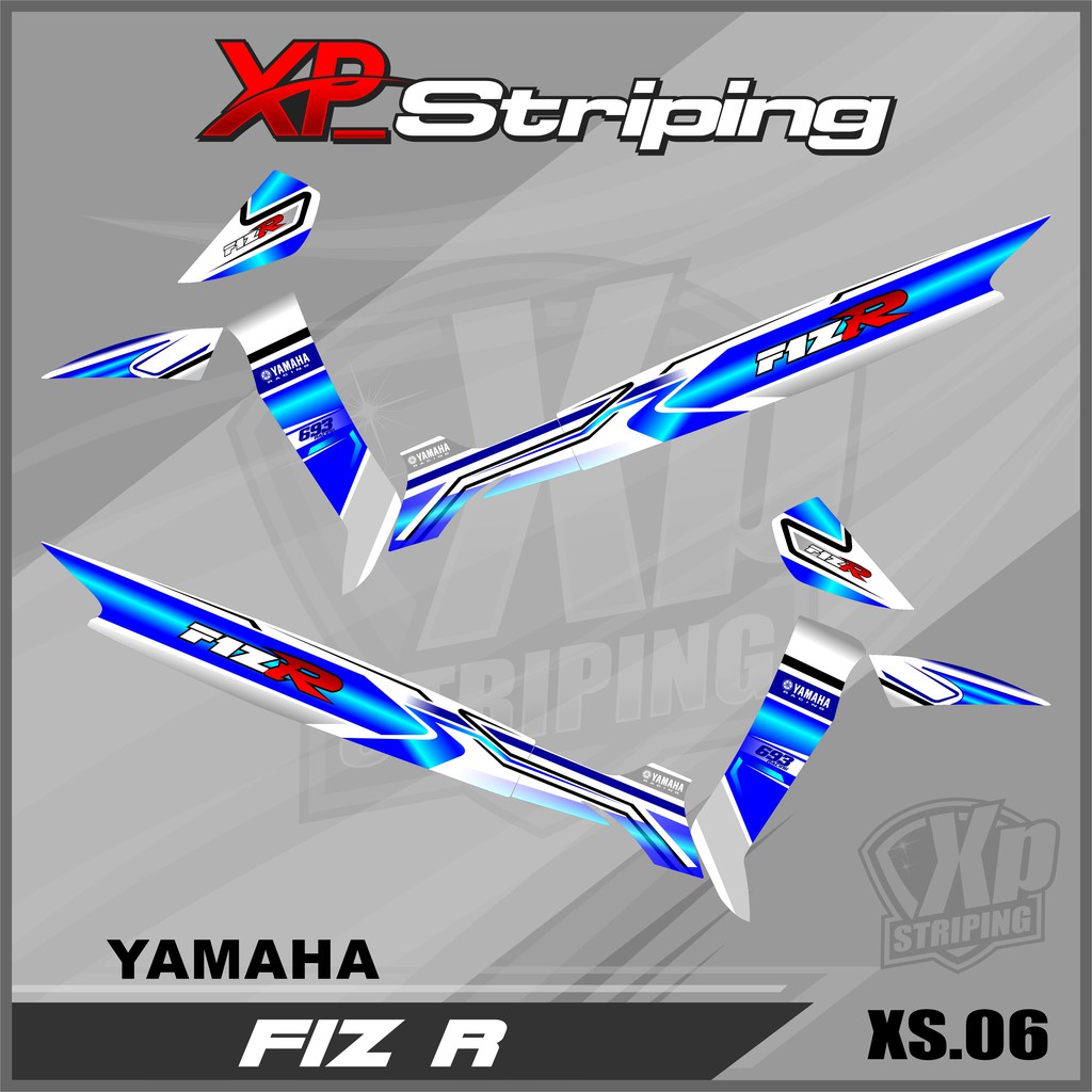 Jual Stiker Striping Lis Fiz R Sticker Striping Variasi Motor Fiz R