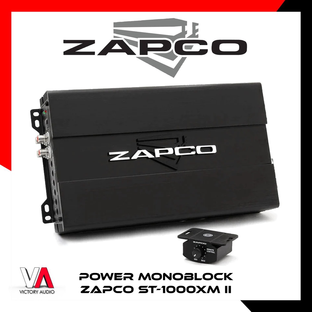 Jual Power Amplifier Monoblock ZAPCO ST1000XM II Dedicated Class D