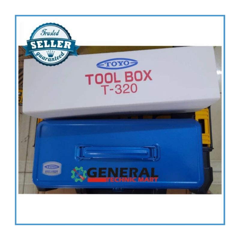 Jual Toolbox TOYO T-320 Made In Japan Tool Box Besi 32x12,5x8,5cm ...