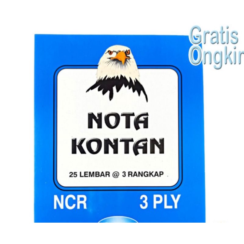 Jual Buku Bon Nota Kontan 3 ply / Rangkap 3 Besar Excelindo | Shopee ...