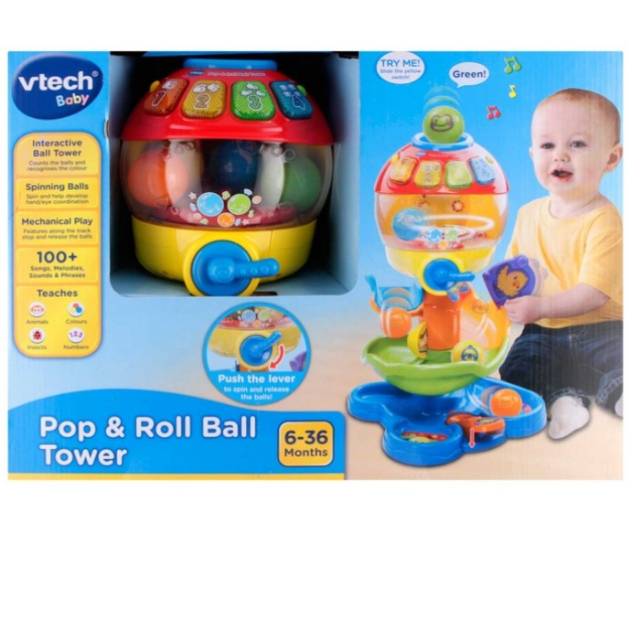 Vtech pop & store roll ball tower