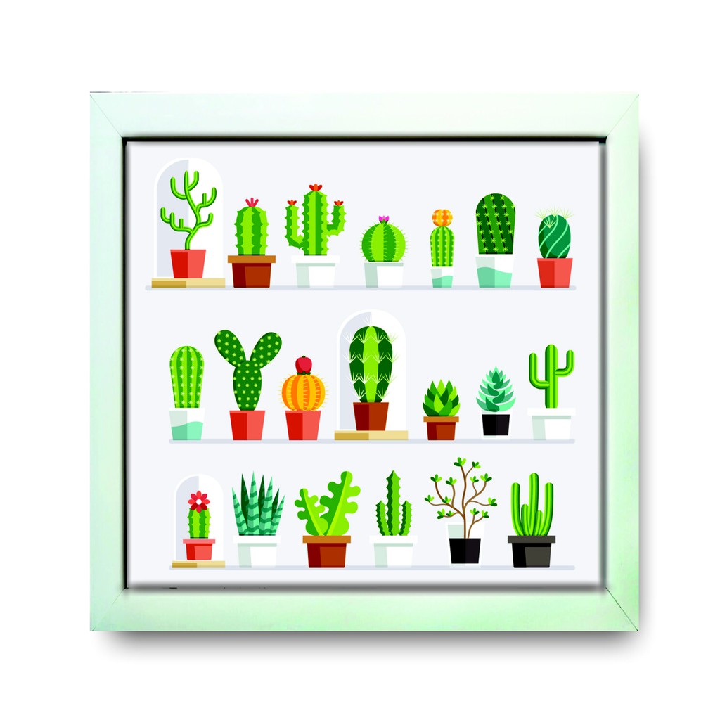 Jual Hiasan Dinding Kaktus - Poster Dinding Gambar Kaktus - Poster