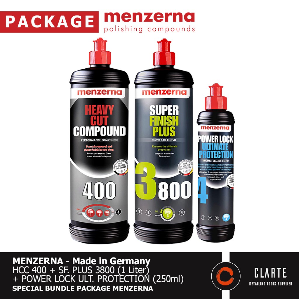 Menzerna German 3800 polishing compound car polish - 1 liter Menzerna SUPER  FINISH PLUS 3800