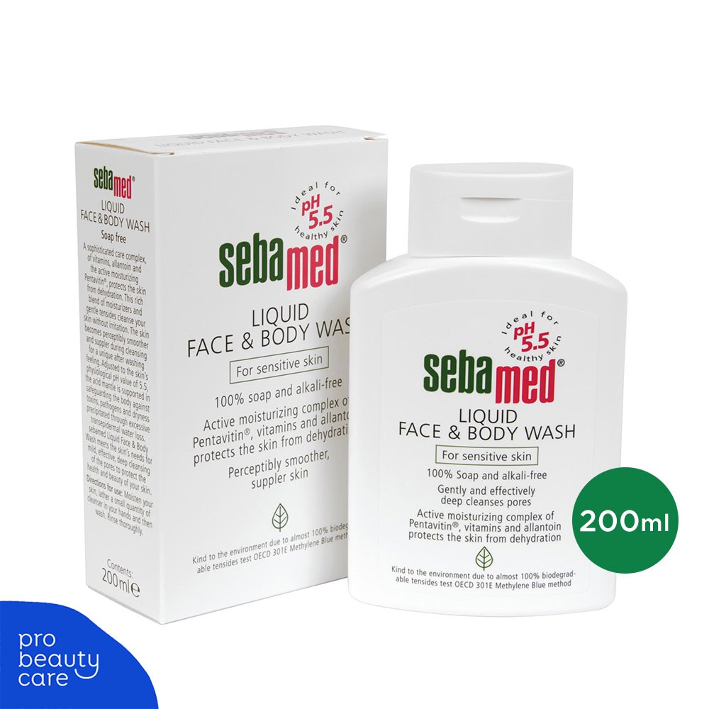 Sebamed - Liquid Face & Body Wash (50 ml & 200 ml)