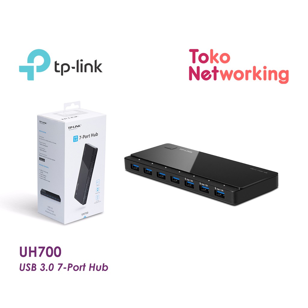 Jual TP-LINK USB 3.0 7-Port Hub UH700 | Shopee Indonesia