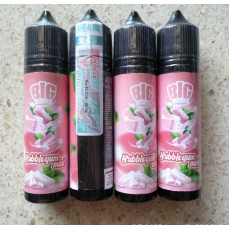 Jual Promo Liquids Big Juice Bubblegum mint 60 ml Shopee Indonesia
