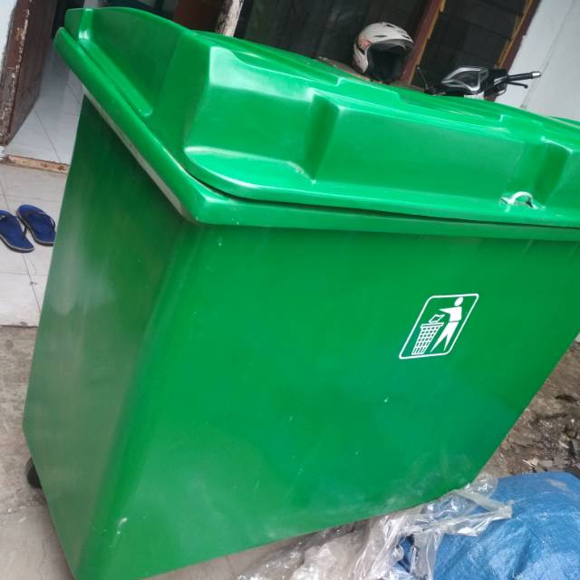 Jual Tempat Sampah Fiber 660 Liter Shopee Indonesia 5617