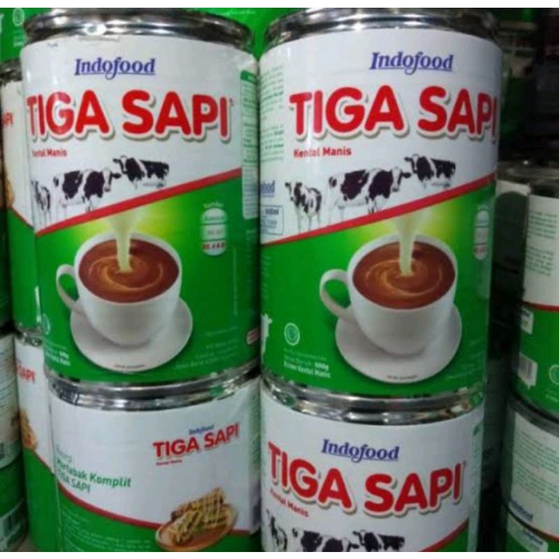 Jual susu Kaleng Tiga Sapi ukuran jumbo | Shopee Indonesia