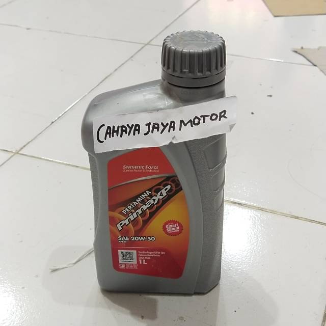 Jual Oli Pertamina Prima Xp Sae 20w 50 1l Shopee Indonesia