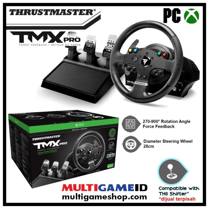 Jual Thrustmaster TMX Pro Force Feedback Racing Wheel (New!!) | Shopee ...