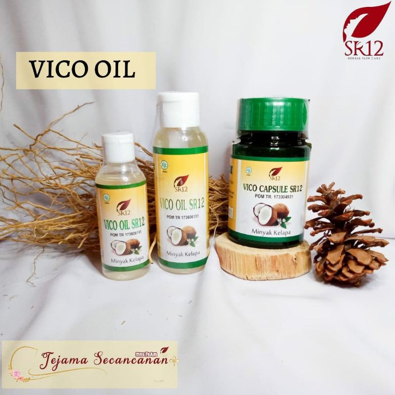 Jual Vico Oil Sr Minyak Kelapa Murni Multifungsi Untuk Kesehatan Kulit Dan Perawatan Shopee