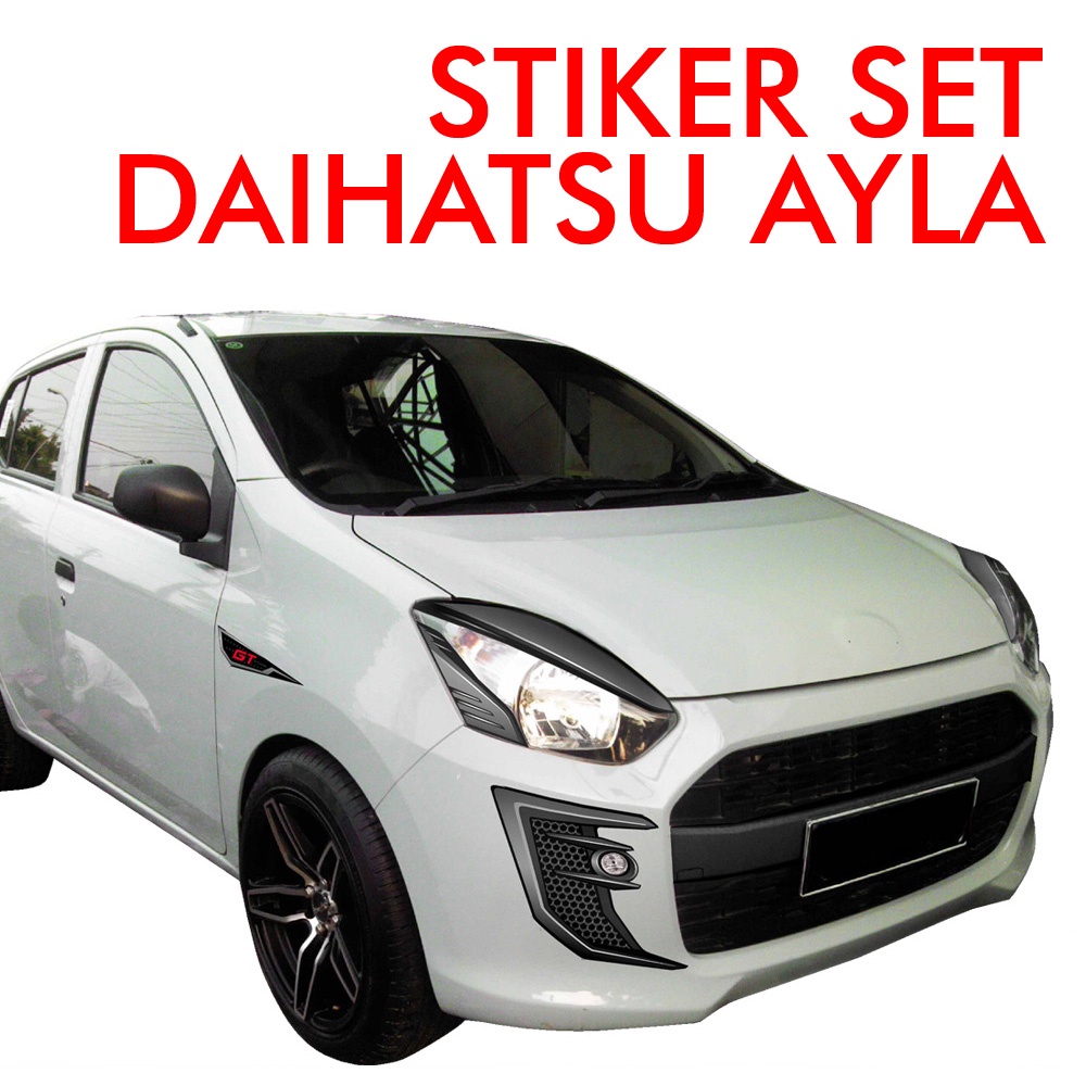 Jual Stiker Mobil Ayla Daihatsu Sticker Terbaru Sport Deluxe D M X Shopee Indonesia