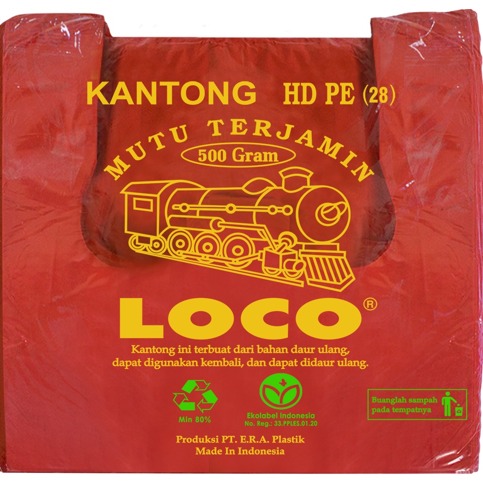 Jual X X X Loco Kantong Plastik Kresek Hdpe Tebal Merah Shopee Indonesia