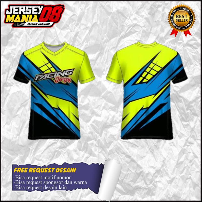 Jual JERSEY RACING CUSTOM FULL PRINTING | Shopee Indonesia