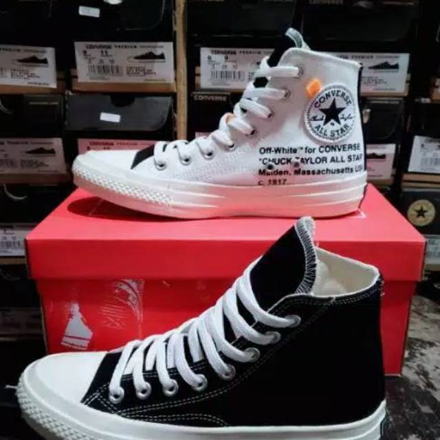 Jual Sepatu Converse Ct All Star Fashion Skull Bones Navy Blue High