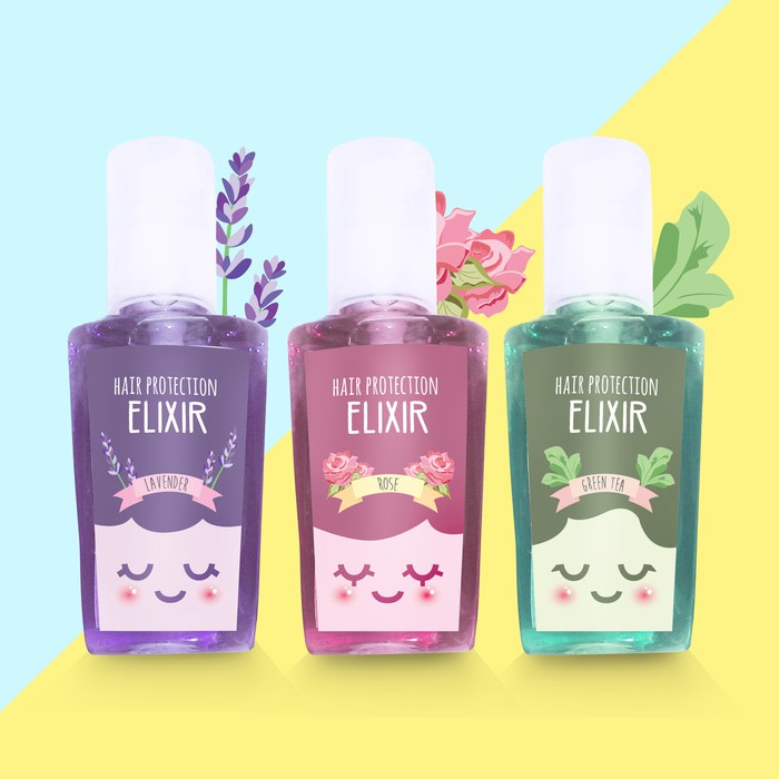 Jual ELIX hair protection elixir serum oil 60ml pelindung rambut