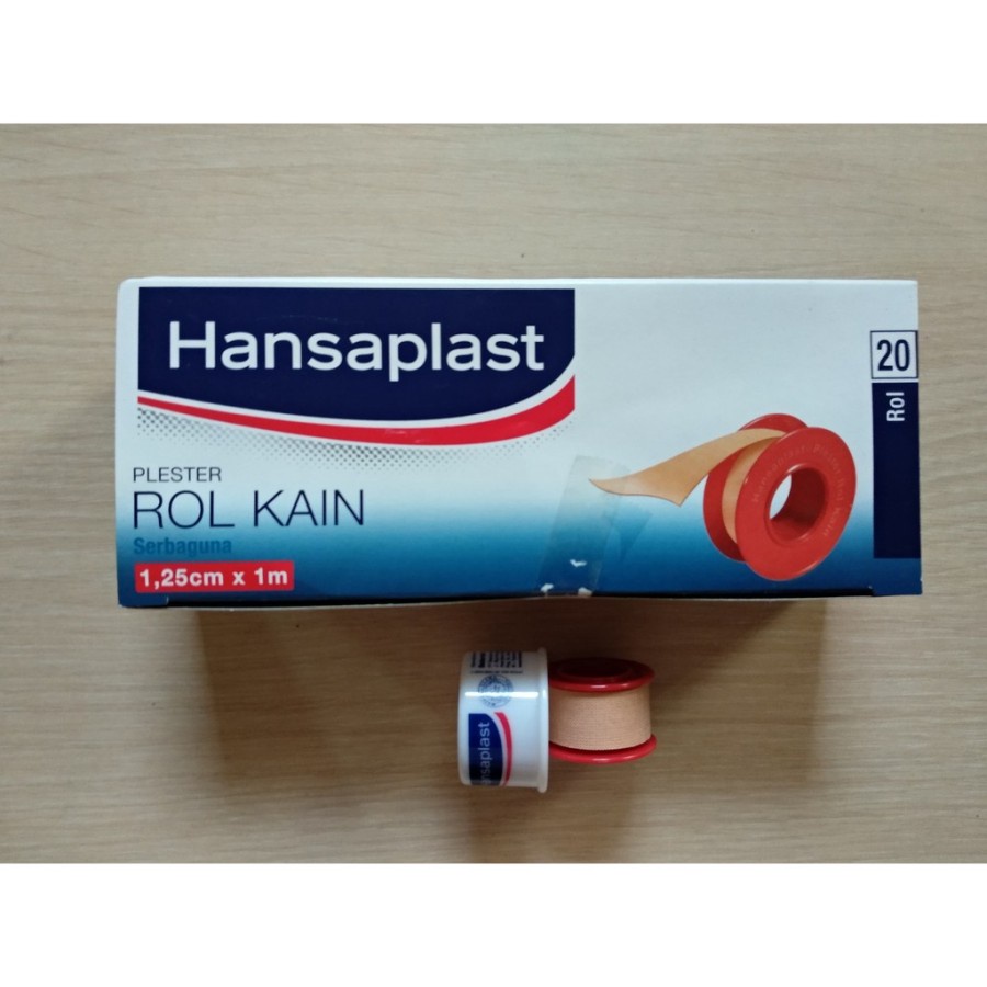 Jual Hansaplast 1.25 cm x 1 M / Plester Roll Kain 1.25cm x 1m