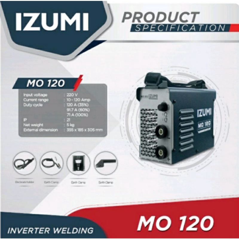 Jual Izumi Mo 120 Mesin Las 450watt Shopee Indonesia