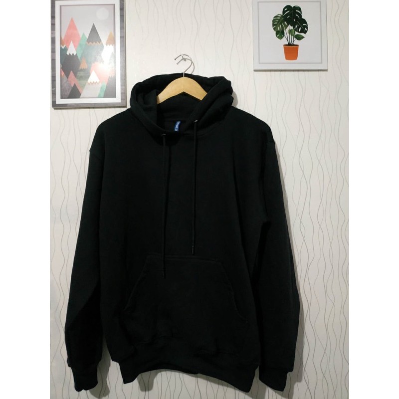 Hoodie h&m hitam hotsell