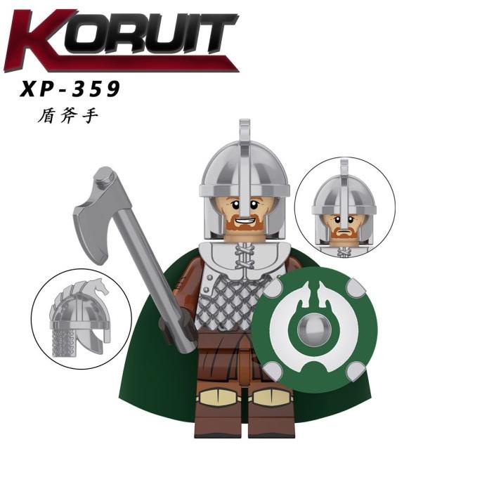 Jual XP359 Rohan Elite Soldier Lord of the Rings Brick Minifigure ...
