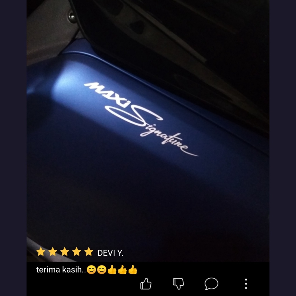 Jual UQ Sticker Maxi Signature | Stiker Maxi Signature | Stiker Motor ...
