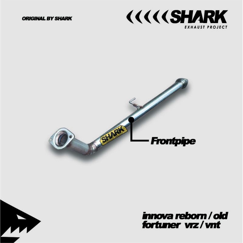 Jual frontpipe innova & fortuner High Performance custom by SHARK ...