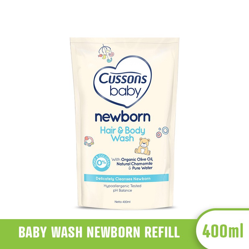 Jual Cussons Baby Newborn Hair Body Wash Sabun Mandi Cair Bayi