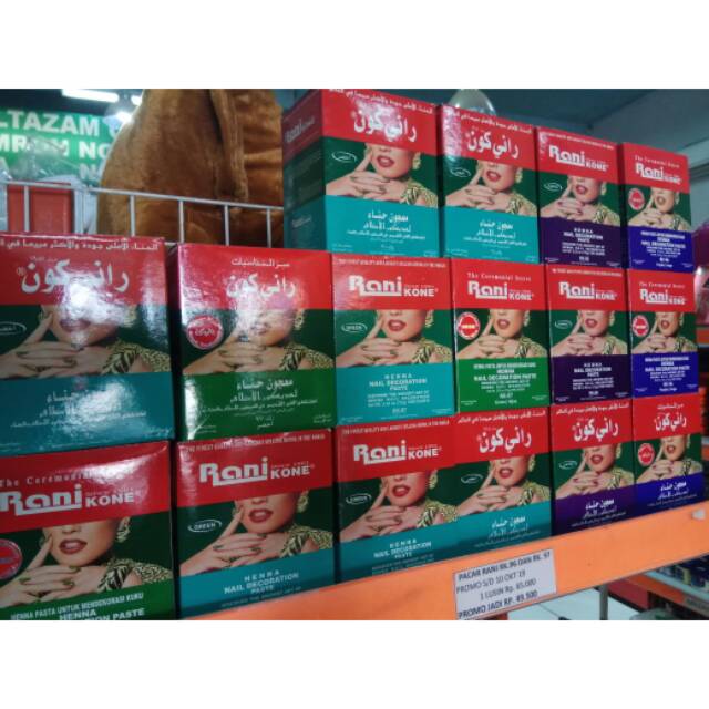 Jual Sale!! Hena Rani Kone warna hijau dan ungu | Shopee Indonesia