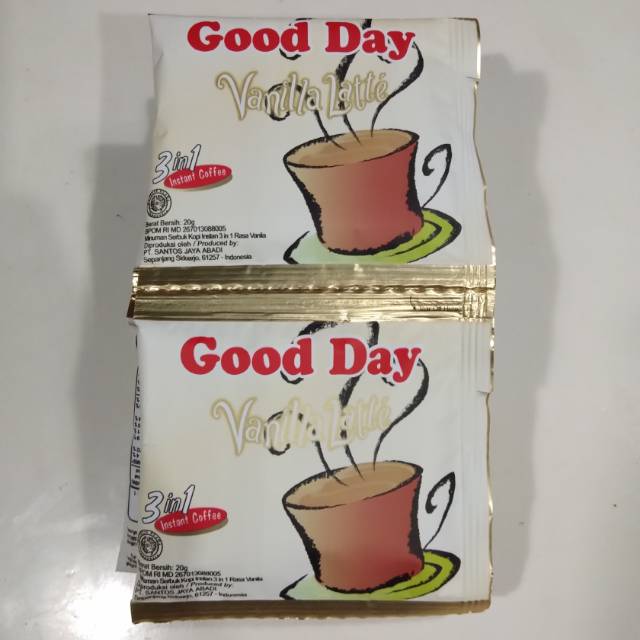 Jual Good Day Vanilla Latte Murah 20gr | Shopee Indonesia