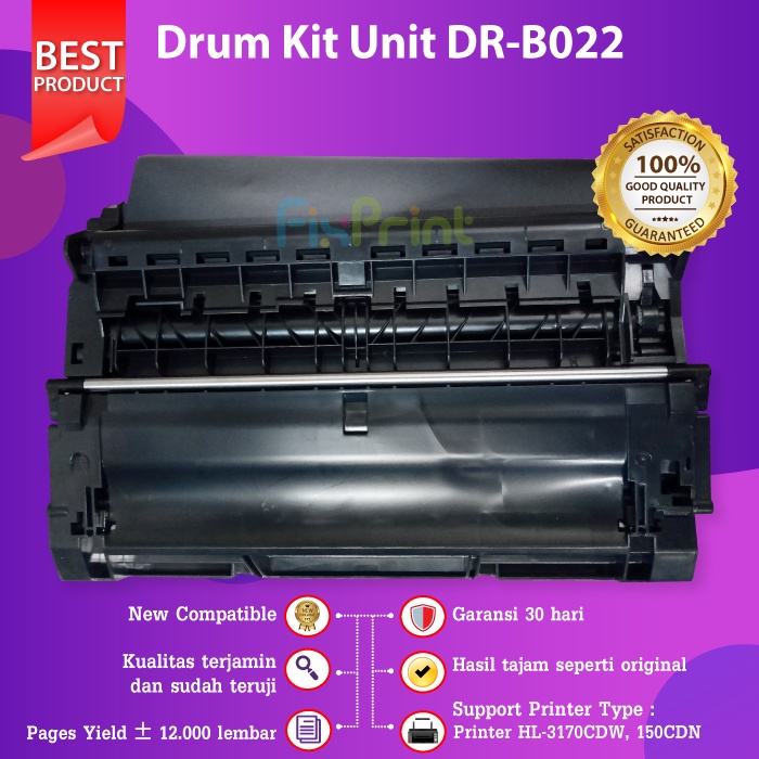 Jual Drum Unit Compatible DRB022 DR B022 Brother Laserjet DCPB7535DW