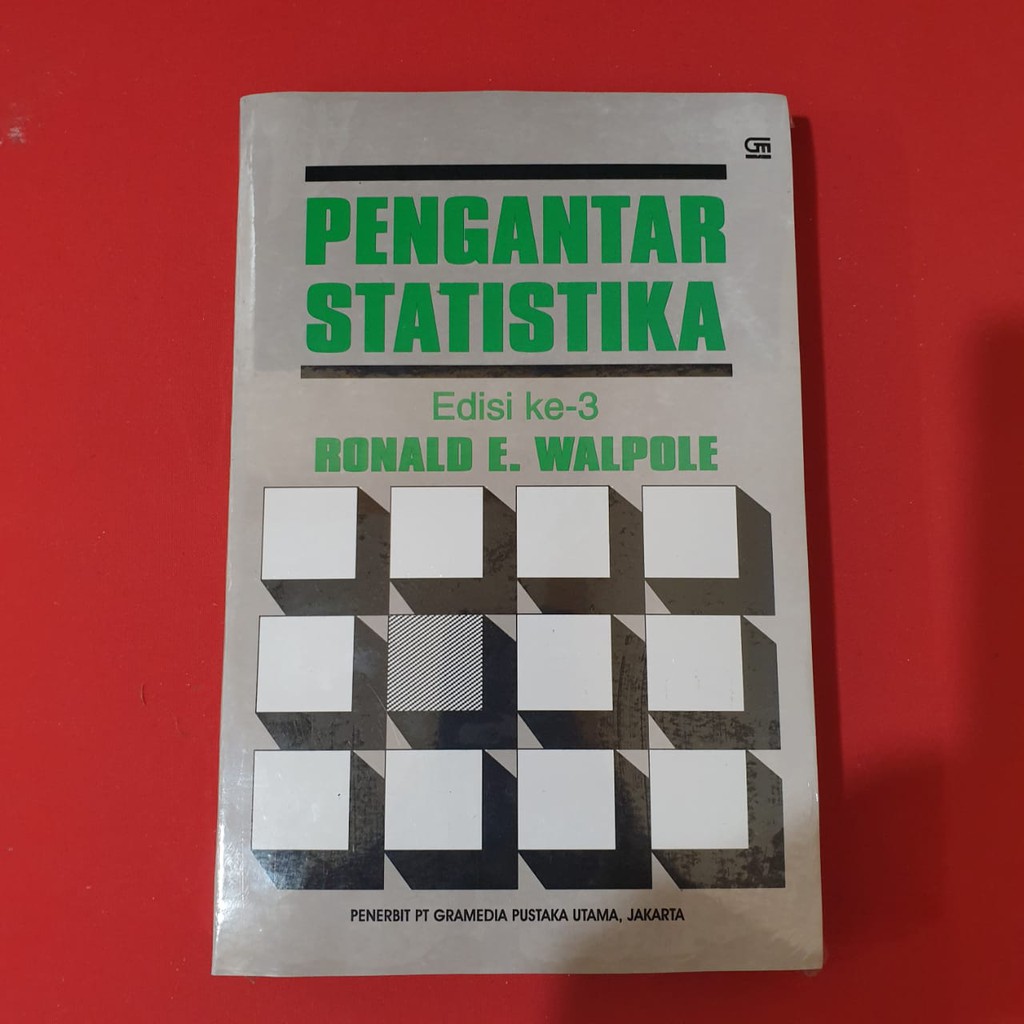 Jual Buku - Edisi 3 - PENGANTAR STATISTIKA By R.E. Walpole [MATE BOOKS ...