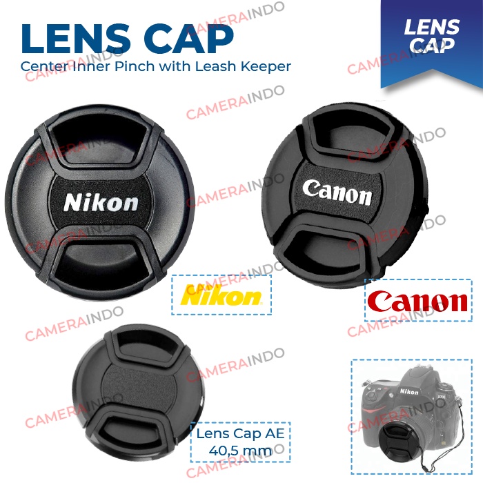 Jual Lenscap Lens Cap Tutup Lensa For kamera dslr mirrorless universal ...