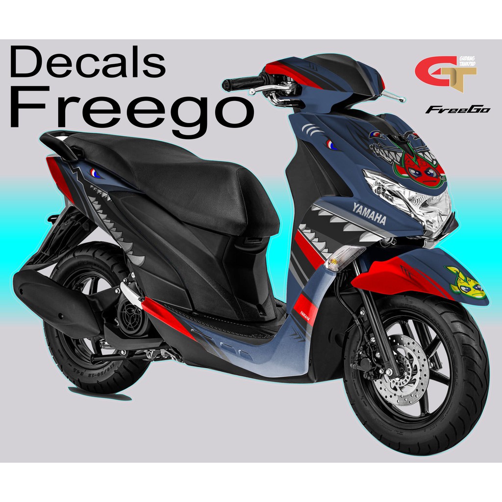 Jual STICKER FULL BODY STIKER DECAL YAMAHA FREEGO | Shopee Indonesia
