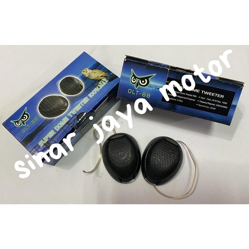 Jual TWEETER MOBIL OLT-88 SUPER DOME TWEETER 100 Watt MAX Tweeter ...