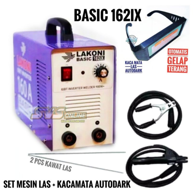 Jual Las listrik lakoni 900 wat 160A basic 162ix travo inverter IGBT ...
