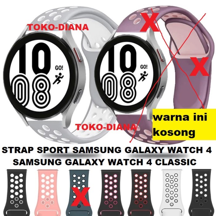 Jual STRAP SPORT FOR SAMSUNG GALAXY WATCH 4 / WATCH 4 CLASSIC | Shopee ...