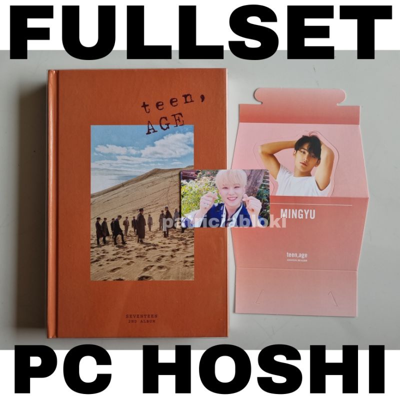 激安通販特集！ Hoshi Photocard Official Jual Seventeen Pc Set Age Teen タレントカード