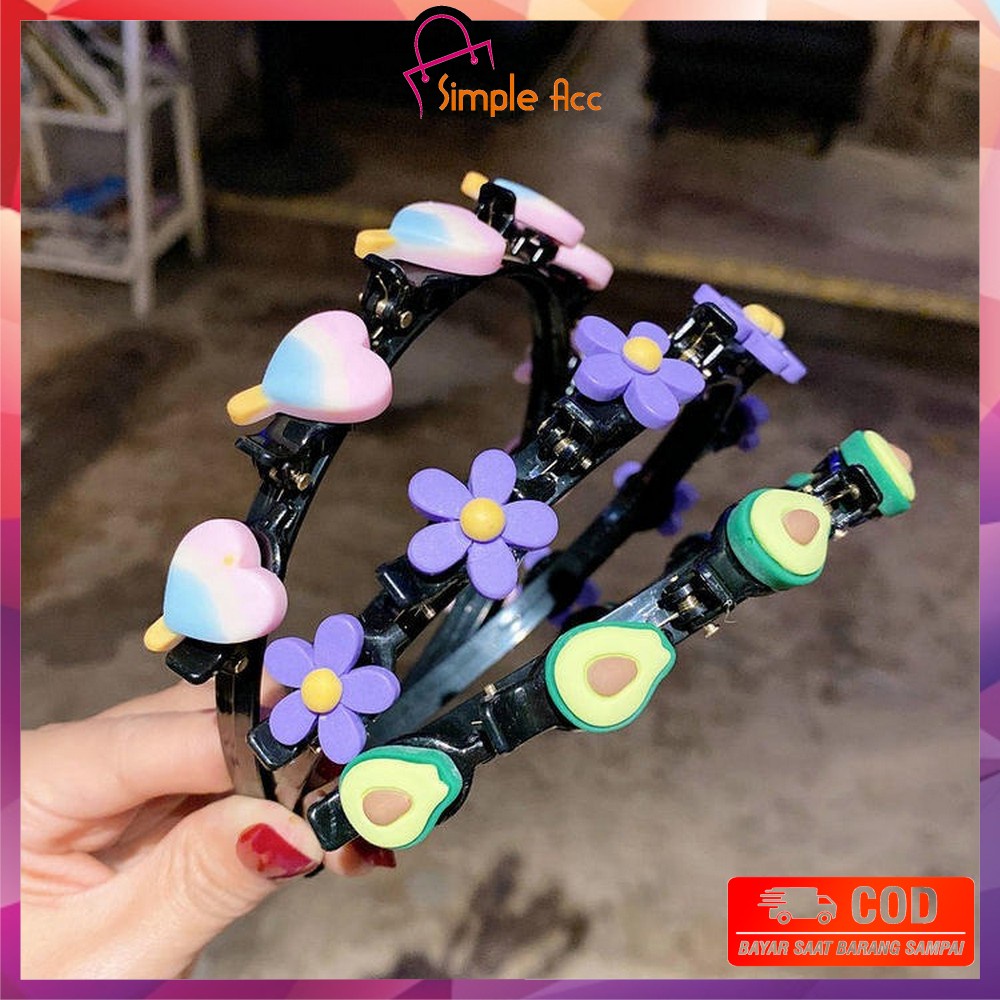 Jual DO-C265 Bando Kepang Rambut Anak Bando Jepit Korea Style Bando ...