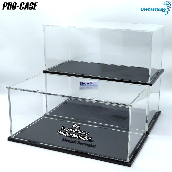 Jual Box Acrylic / Akrilik Display Knockdown Merk Pro-Case - Skala 1:24 ...