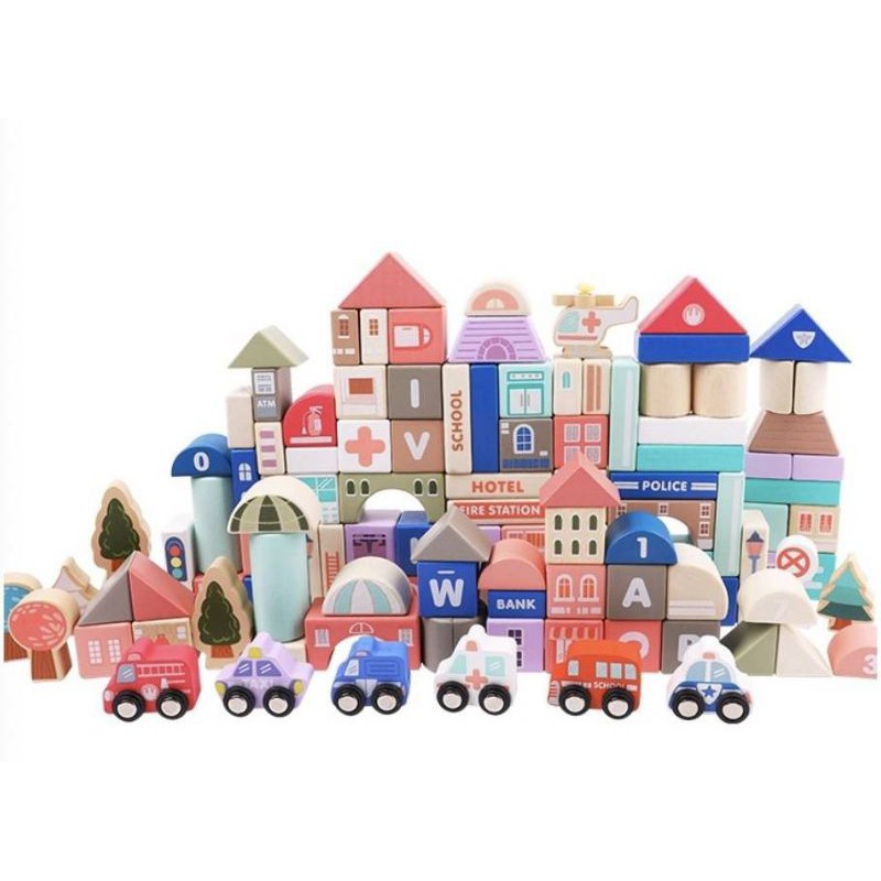 Jual CITY BLOCKS 115 pcs | Shopee Indonesia