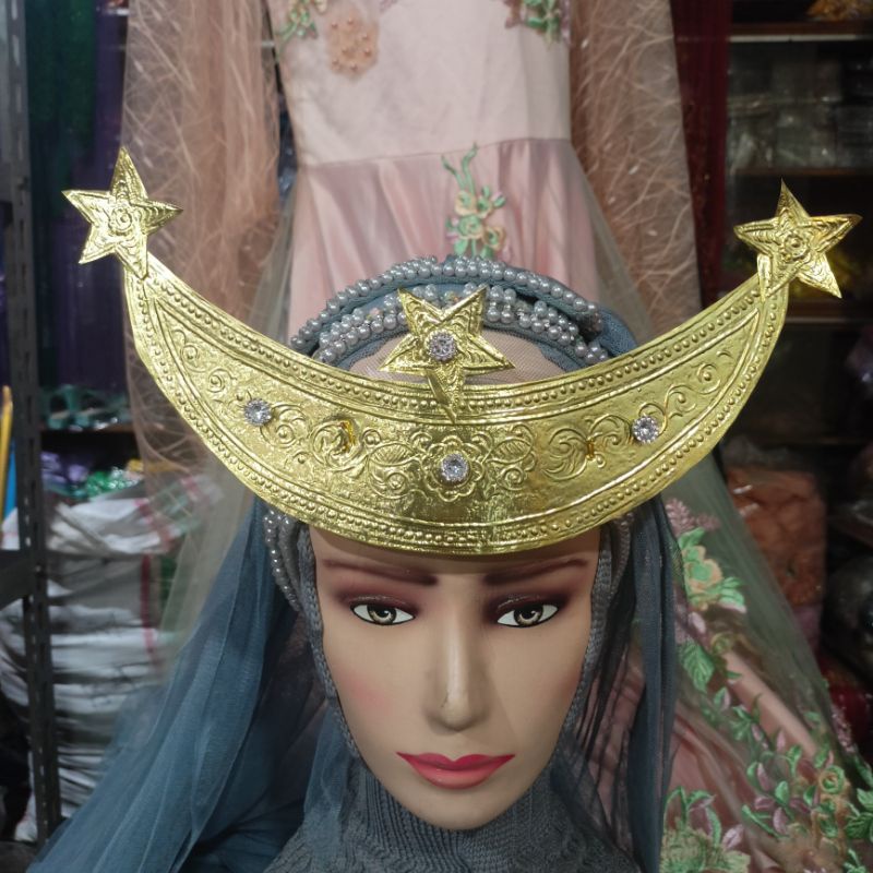 Jual Hiasan kepala adat NTT / Aksesoris Bulan Sabit Adat NTT / Mahkota
