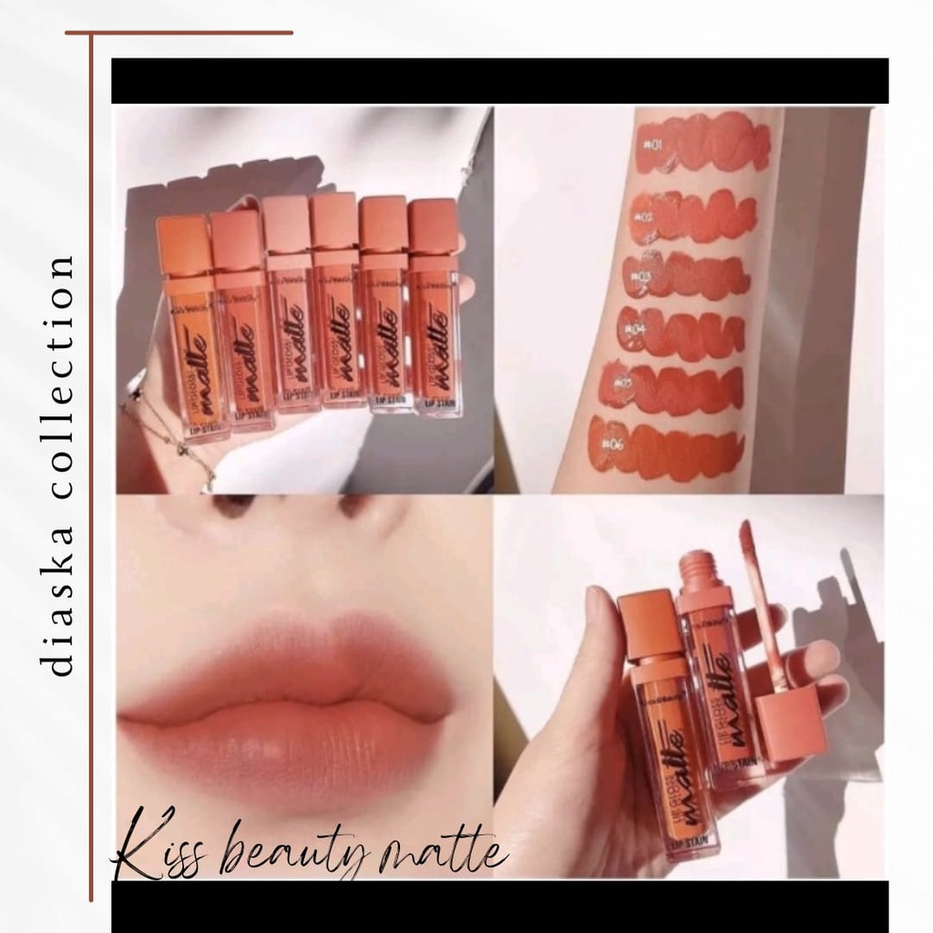 Jual KISS BEAUTY LIP GLOSS MATTE Shopee Indonesia