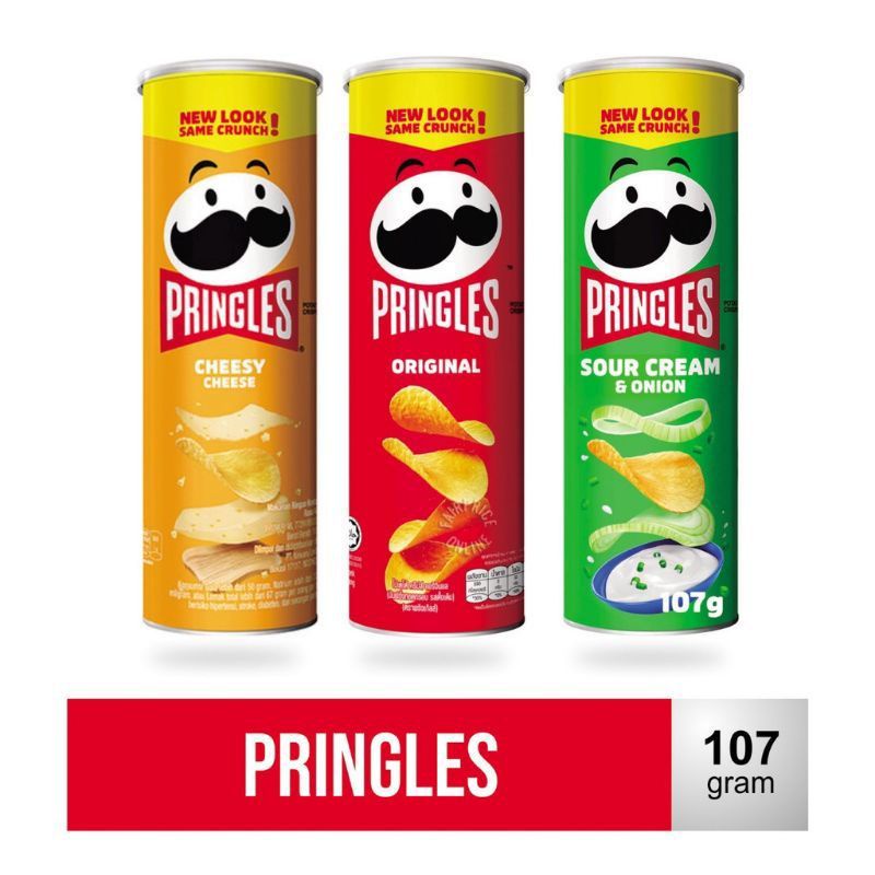 Jual Pringles Potato Crisps Original / Cheese 107gr | Shopee Indonesia