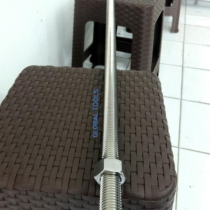 Jual favorit] Threaded rod stainless steel12mm x 1000mm baut panjang 1 ...