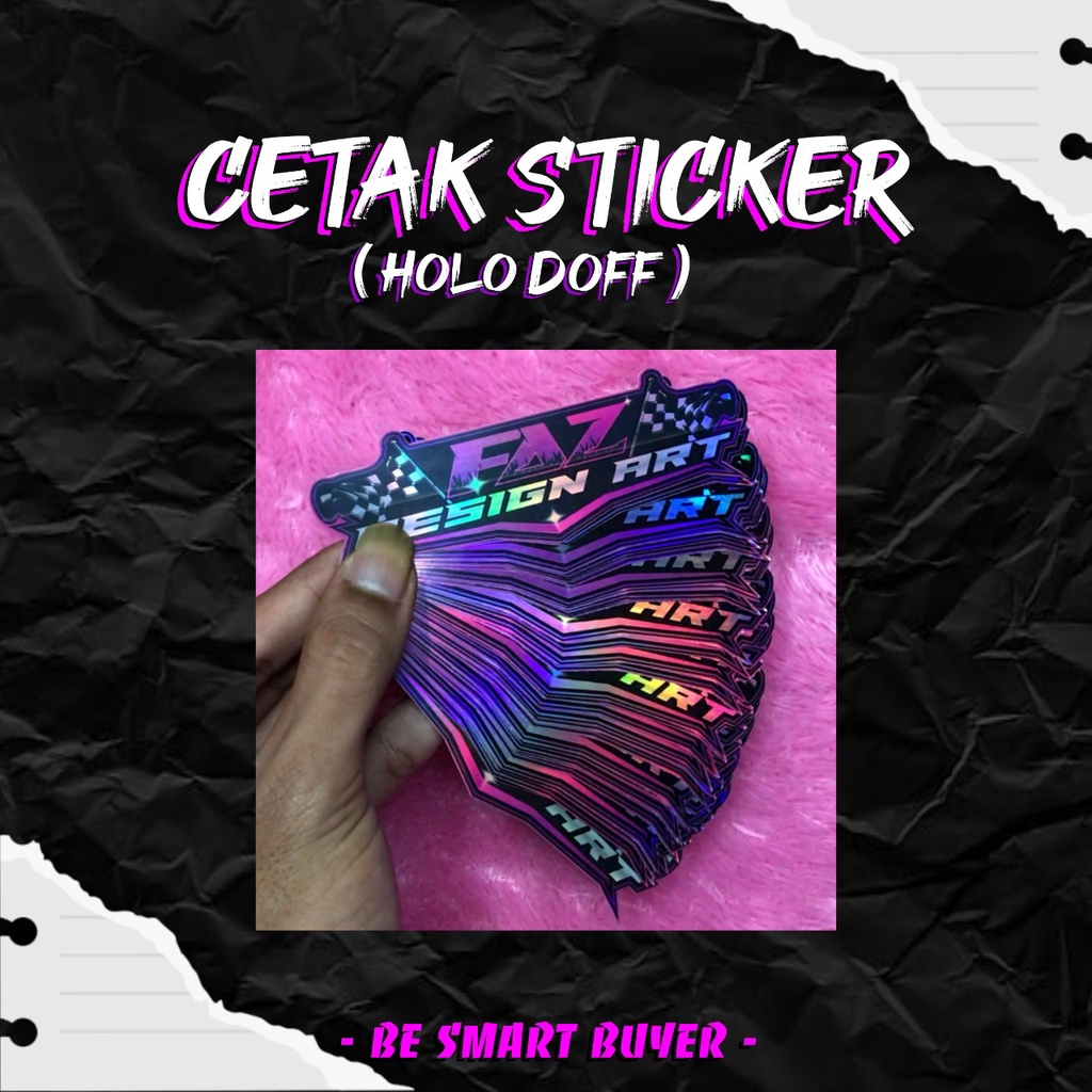 Jual CETAK STICKER HOLOGRAM DOFF(HANYA CETAK SAJA!! BUKAN JASA DESIGN ...