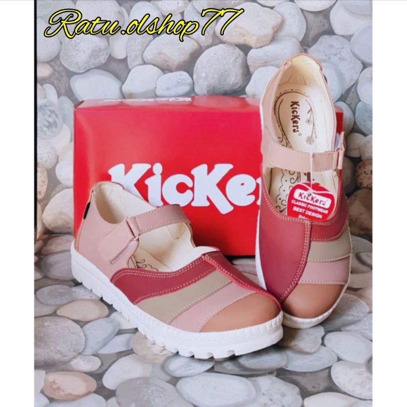 Jual sepatu cewek Kickers murah kode Aulia 50 tersedia size 36 40 Shopee Indonesia