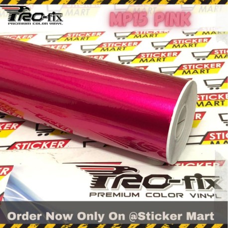 Jual Sticker Metalic Paint Pink motor mobil furniture dinding murah ...