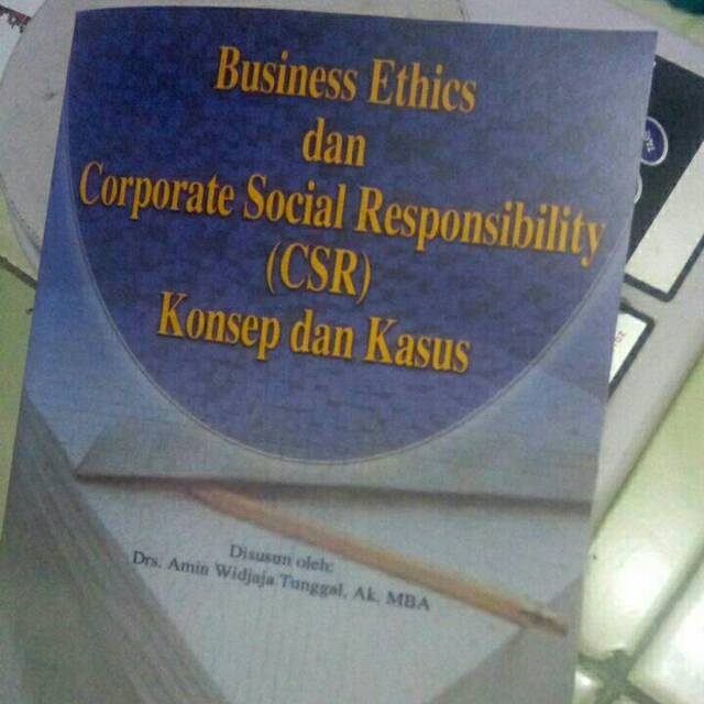 Jual Business Ethics Dan Corporate Social Responsibility Konsep Dan ...